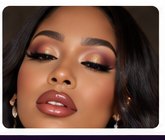 Full glam makeup look