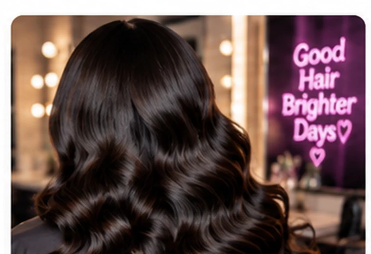 Sleek styled waves