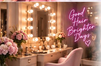 Luxury beauty studio atmosphere